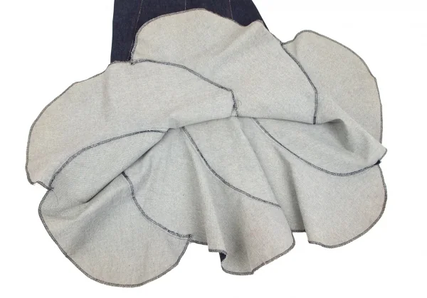 ジャンポールゴルチエ ファムJean Paul GAULTIER FEMME エスカルゴストレッチデニムスカート インディゴ40 K-96505_005