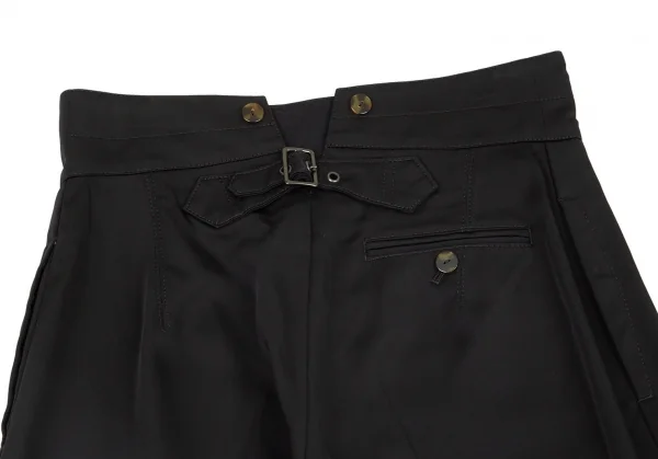 ジャンポールゴルチエ ファムJean Paul GAULTIER FEMME ストレッチシンチバックハーフパンツ 黒40 K-96506_011