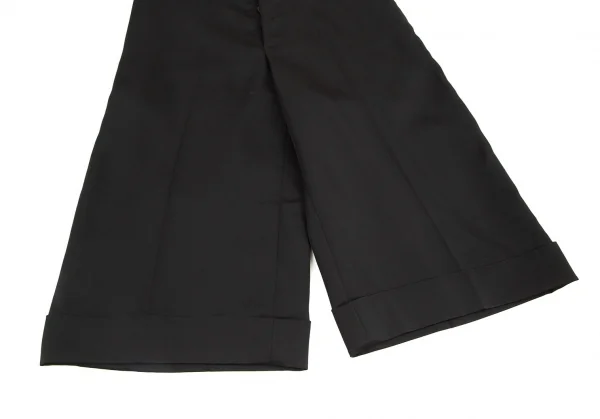 ジャンポールゴルチエ ファムJean Paul GAULTIER FEMME ストレッチシンチバックハーフパンツ 黒40 K-96506_008