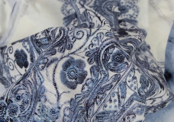 ジャンポールゴルチエ オムJean Paul GAULTIER HOMME ブレード装飾転写プリント天竺シャツ オフ水色48 K-96516_015