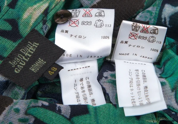 Jean Paul GAULTIER HOMME Flower Printed Shirt K-96519_017