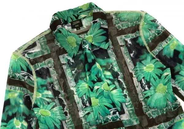 Jean Paul GAULTIER HOMME Flower Printed Shirt K-96519_002