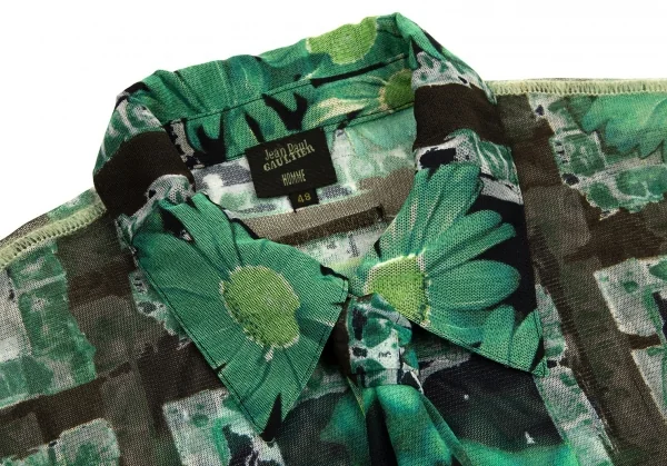 Jean Paul GAULTIER HOMME Flower Printed Shirt K-96519_003