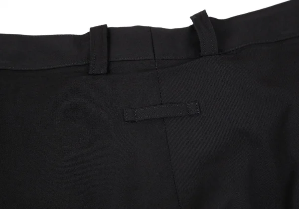 ジャンポールゴルチエ クラシックJean Paul GAULTIER CLASSIQUE ウールギャバセーラーパンツ 黒48 K-96523_013