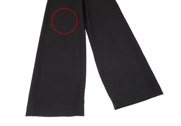 ジャンポールゴルチエ クラシックJean Paul GAULTIER CLASSIQUE ウールギャバセーラーパンツ 黒48 K-96523_008