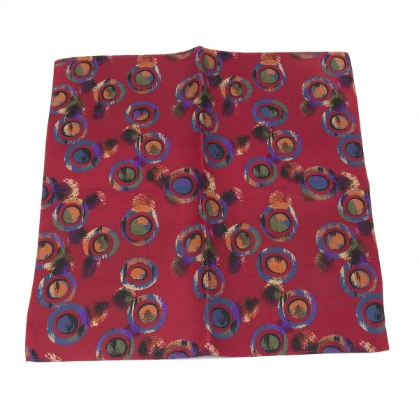 ポールスミス ロンドン Paul Smith LONDON ドット柄ポケットチーフ ワイン K-96643_001