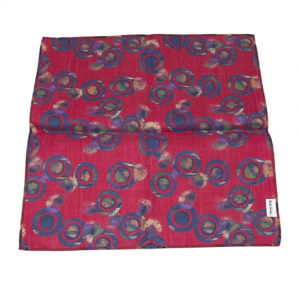 ポールスミス ロンドン Paul Smith LONDON ドット柄ポケットチーフ ワイン K-96643_003
