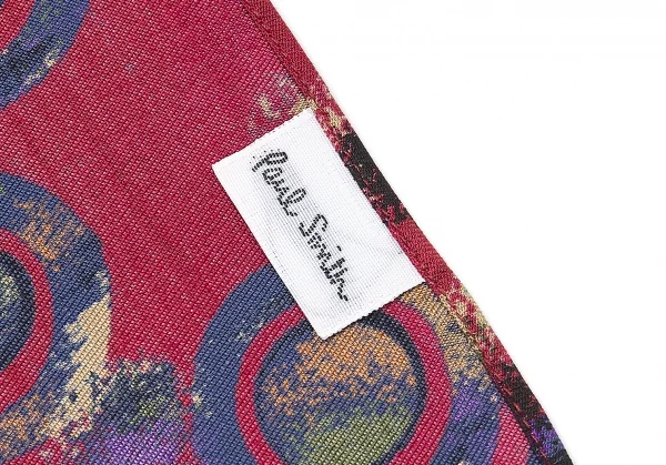 ポールスミス ロンドン Paul Smith LONDON ドット柄ポケットチーフ ワイン K-96643_004