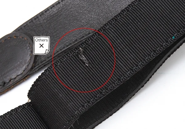 COMME des GARCONS HOMME Nylon Switch Leather Belt K-96653_003