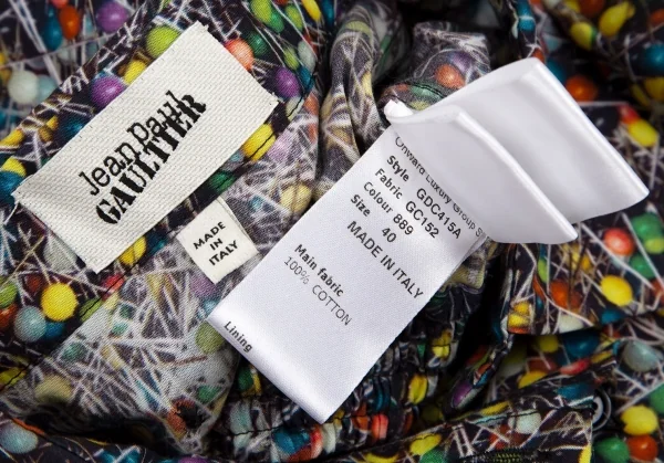 ジャンポールゴルチエJean Paul GAULTIER まち針プリントショートジャケット マルチ40 K-96656_017