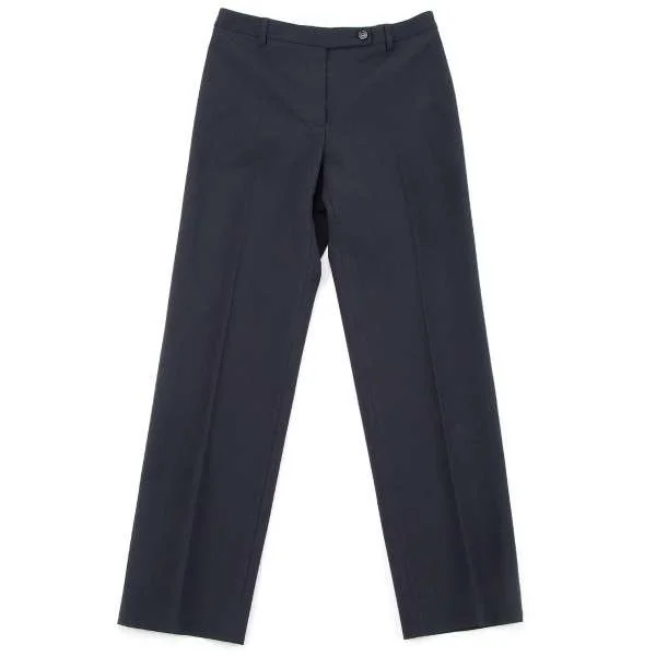 プラダPRADA ポリストレッチセットアップスーツ 濃紺42 (K-7035)