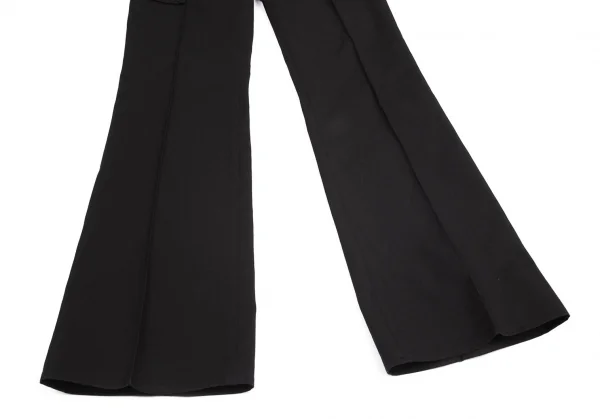 バレンシアガLE DIX BALENCIAGA コットンピンタックパンツ 黒34 K-96670_007