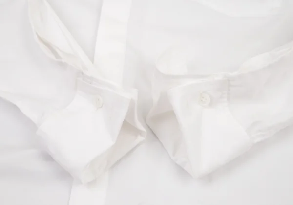 ヨウジヤマモト プールオムYohji Yamamoto POUR HOMME 襟着脱バンドカラーダブルカフスシャツ 白3 K-96707_008