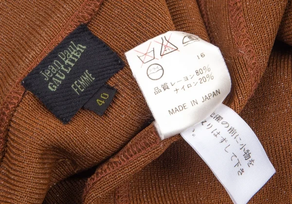 Jean Paul GAULTIER FEMME Safety Pins Knti Cardigan K-96721_020