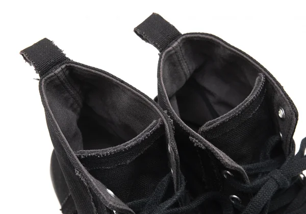 ワイズY's キャンバスハイカットスニーカー 黒5(24.5位) K-96752_010