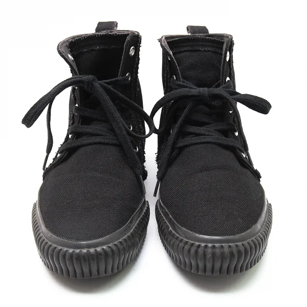 ワイズY's キャンバスハイカットスニーカー 黒5(24.5位) K-96752_002