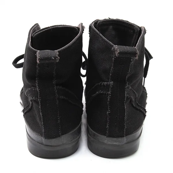 ワイズY's キャンバスハイカットスニーカー 黒5(24.5位) K-96752_004