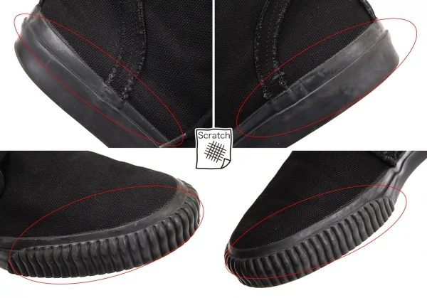 ワイズY's キャンバスハイカットスニーカー 黒5(24.5位) K-96752_007