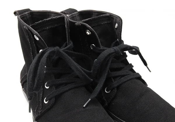 ワイズY's キャンバスハイカットスニーカー 黒5(24.5位) K-96752_009