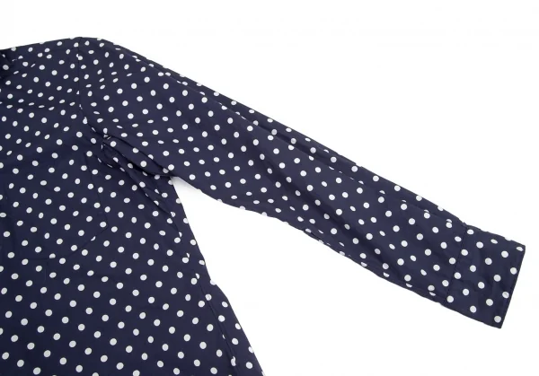 グッドデザインショップ コムデギャルソンGOOD DESIGN SHOP COMME des GARCONSドット丸襟コットンシャツ 紺白M K-96762_007