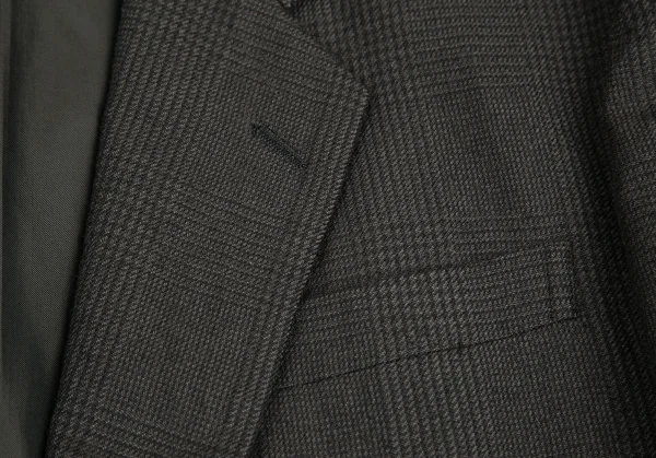 コムデギャルソン オムCOMME des GARCONS HOMME ウールポリグレンチェックジャケット グレーL K-96776_003