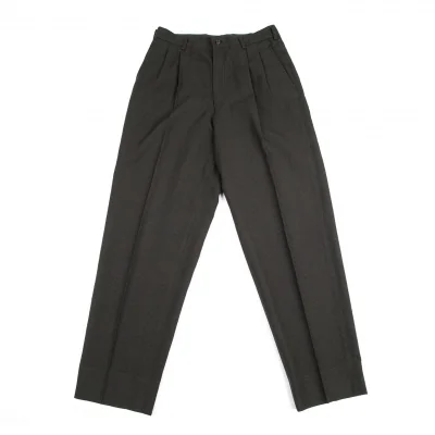 コムデギャルソン オムCOMME des GARCONS HOMME  ウールポリグレンチェックパンツ グレー