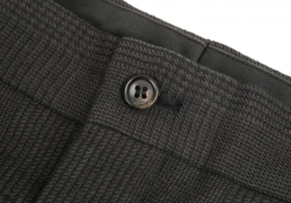 コムデギャルソン オムCOMME des GARCONS HOMME  ウールポリグレンチェックパンツ グレーL K-96777_003