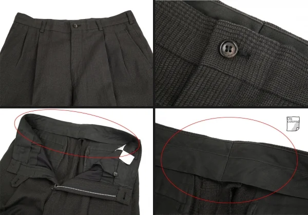 コムデギャルソン オムCOMME des GARCONS HOMME ウールポリグレンチェックセットアップスーツ グレーL K-96778_012