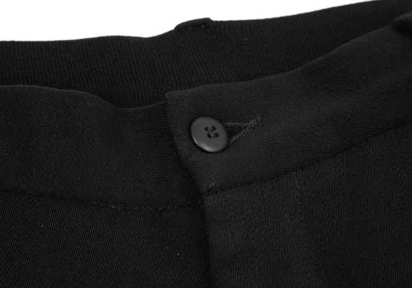 エンポリオアルマーニEMPORIO ARMANI レザートリムサイドジップパンツ 黒M位 K-96799_005