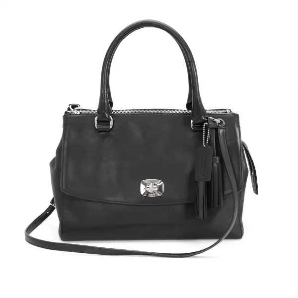 コーチCOACH レザー2wayハンドバッグ 黒 K-96829_001