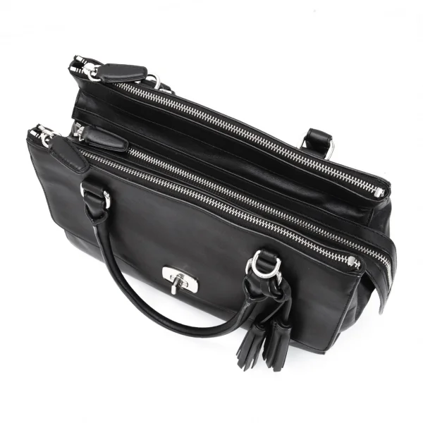 コーチCOACH レザー2wayハンドバッグ 黒 K-96829_015