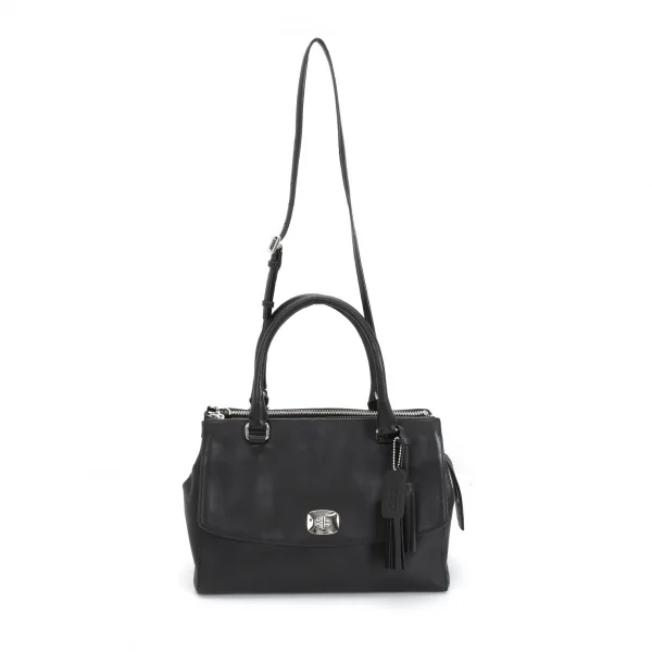 コーチCOACH レザー2wayハンドバッグ 黒 K-96829_008