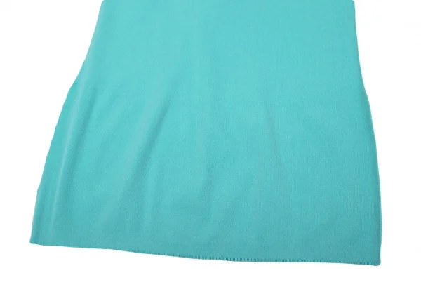 イッセイミヤケ ミーISSEY MIYAKE me A-POC バックロゴストレッチタンクトップ 水色M位 K-96851_009