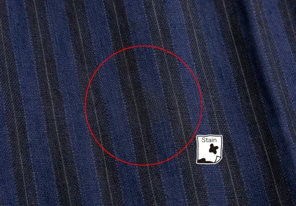 コムデギャルソンオムプリュスCOMME des GARCONS HOMME PLUS リネンストライプダブルセットアプスーツ 青黒M K-96910_015