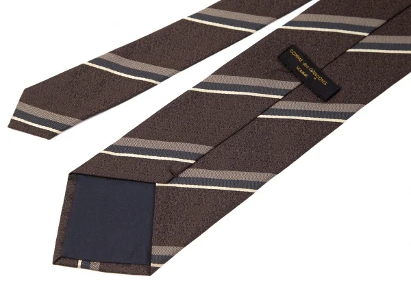 COMME des GARCONS HOMME Striped Silk Tie K-96945_006
