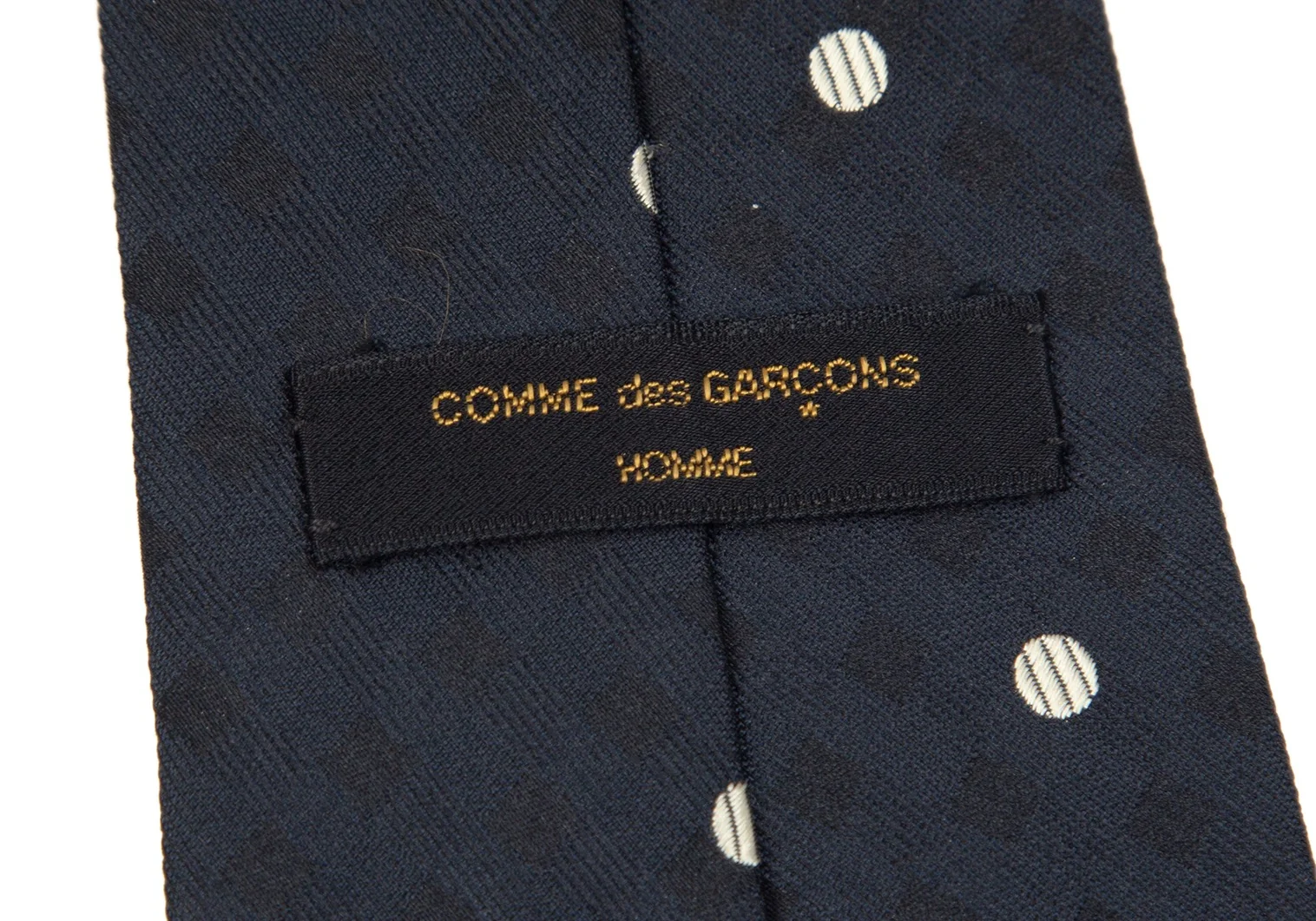 80s COMME des GARÇONS HOMME ドット ネクタイ 濃紺 80s COMME des GARÇONS HOMME ドット ネクタイ 濃紺 - メルカリ