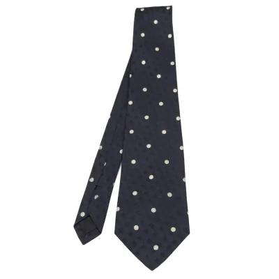 コムデギャルソンオムCOMME des GARCONS HOMME ドット刺繍シルク