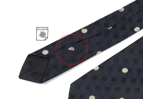 COMME des GARCONS HOMME ネクタイ シルク ドット COMME des GARCONS HOMME DEUX(コムデギャルソンオムドゥ
