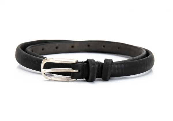 コムデギャルソンCOMME des GARCONS レザー細ベルト 黒73 K-96956_002