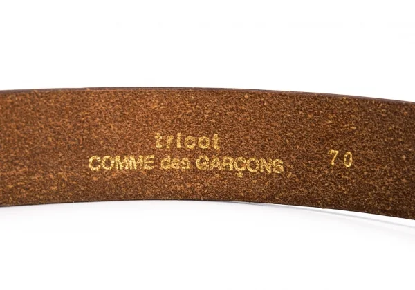 トリコ コムデギャルソンtricot COMME des GARCONS レザーベルト 茶 K-96959_010