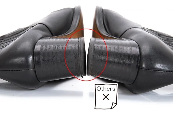 ジャンポールゴルチエJean Paul GAULTIER レザーサイドゴアヒールブーツ 黒3（23位） K-96970_012