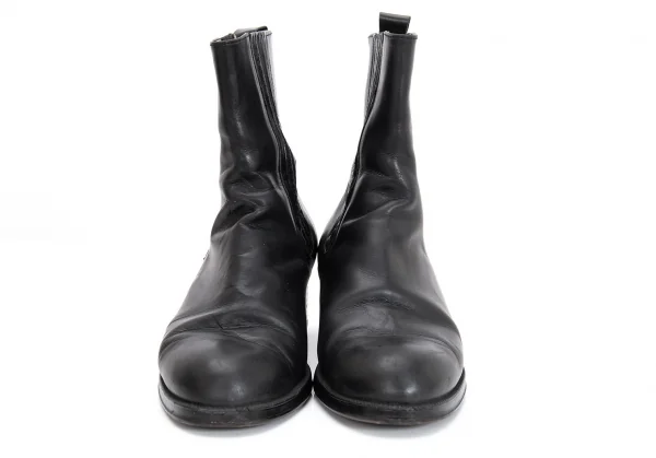 ジャンポールゴルチエJean Paul GAULTIER レザーサイドゴアヒールブーツ 黒3（23位） K-96970_004