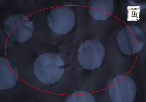 イッセイミヤケミーISSEY MIYAKE me 染めビックドットワンピース 紺F K-96978_007