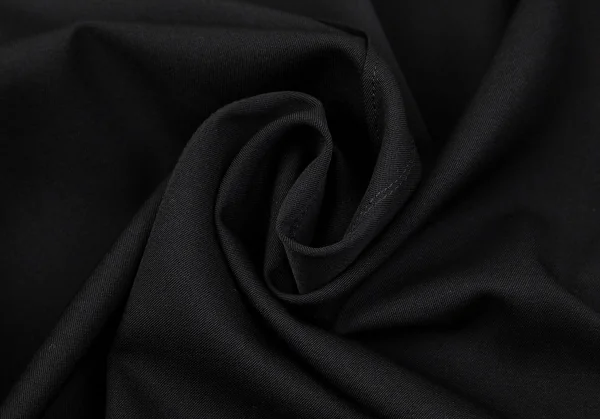 コムデギャルソンオムプリュスCOMME des GARCONS HOMME PLUS ウールギャバサイドギャザーステンカラージャケット 黒S K-97055_014