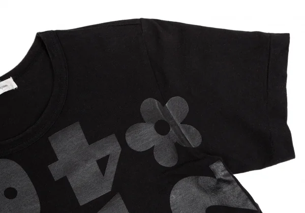 コムデギャルソンCOMME des GARCONS ナンバリングプリントTシャツ こげ茶S位 K-97116_004