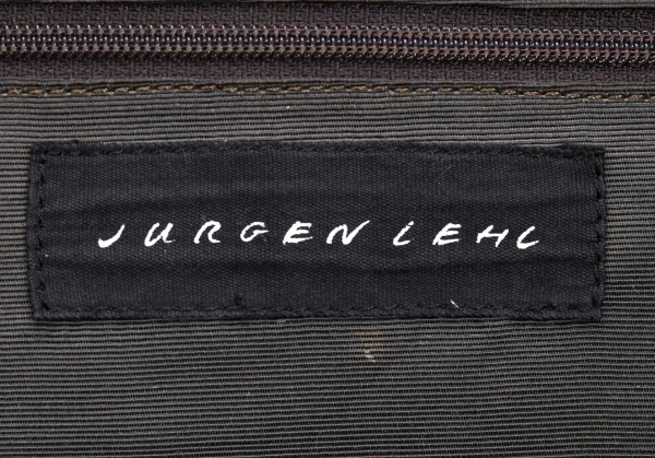 ヨーガンレールJURGEN LEHL レザーハンドバッグ 茶 K-97172_020