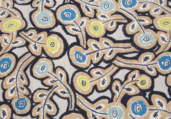 ミナペルホネンmina perhonen フラワープリントボックスシルエットノースリーブ ベージュマルチ38 K-97181_012