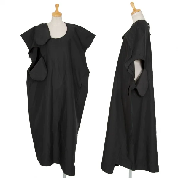 コムデギャルソンCOMME des GARCONSエステルラウンドカットオフワンピース 黒M K-97210_001