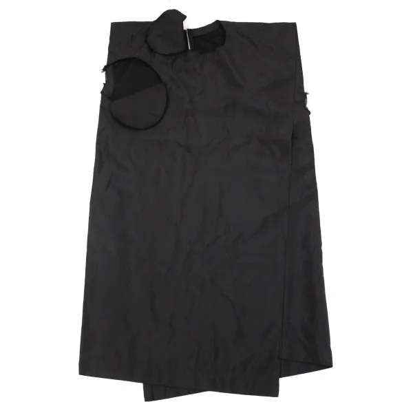 コムデギャルソンCOMME des GARCONSエステルラウンドカットオフワンピース 黒M K-97210_003