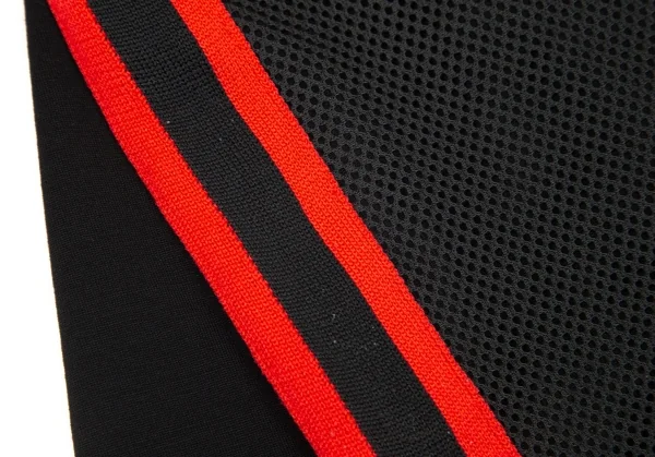 コムデギャルソンCOMME des GARCONS フロントメッシュ切替ウールポリハイネックカットソー 黒M位 K-97271_007